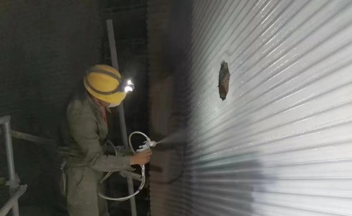 電廠鍋爐防麿噴涂